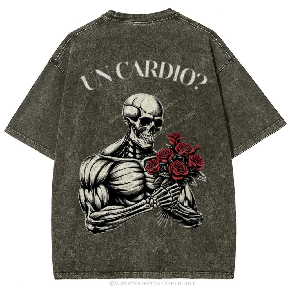 Un Cardio Unisex Washed Tee Wearyourfits