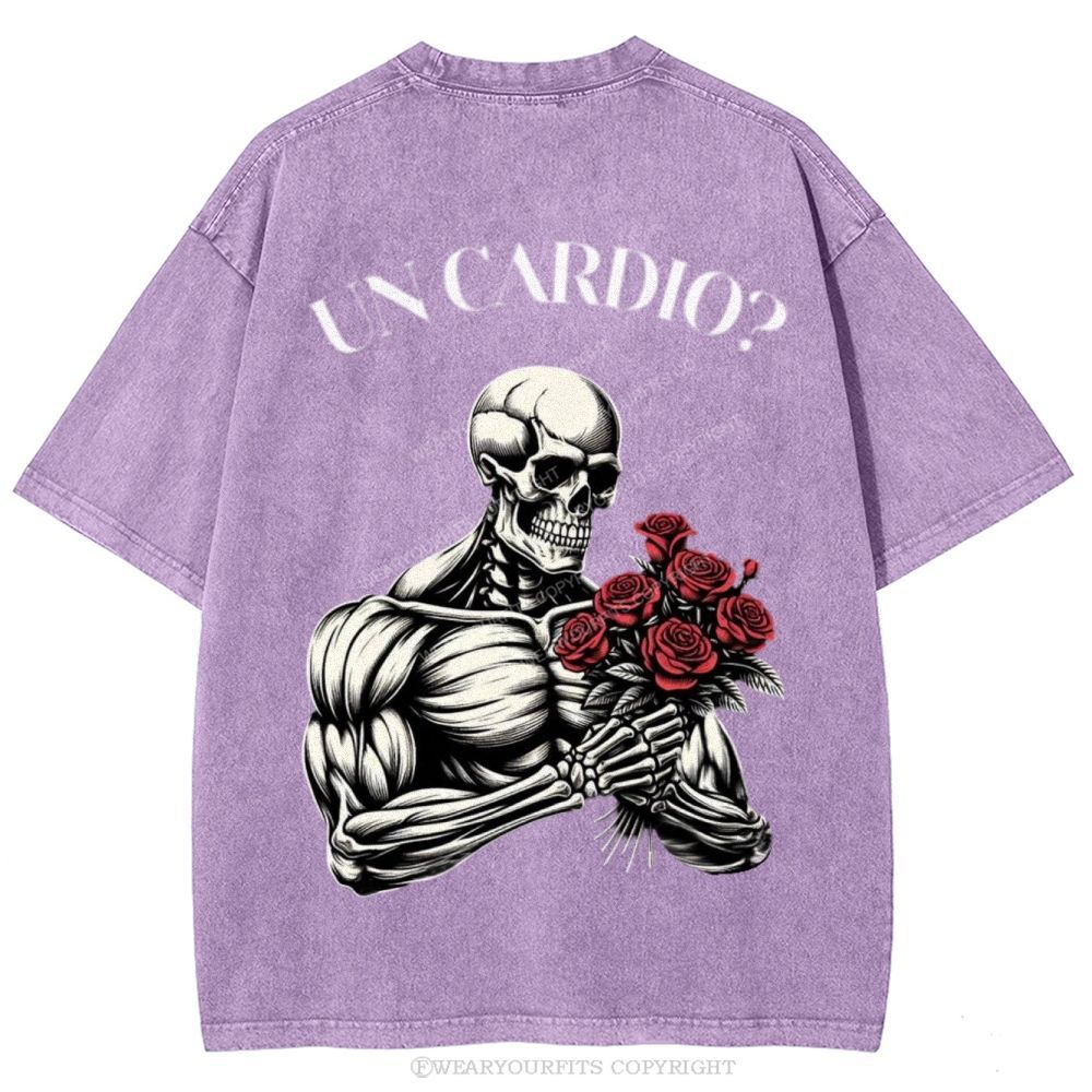 Un Cardio Unisex Washed Tee Wearyourfits
