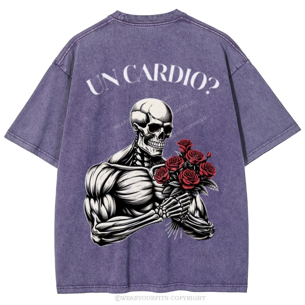 Un Cardio Unisex Washed Tee Wearyourfits