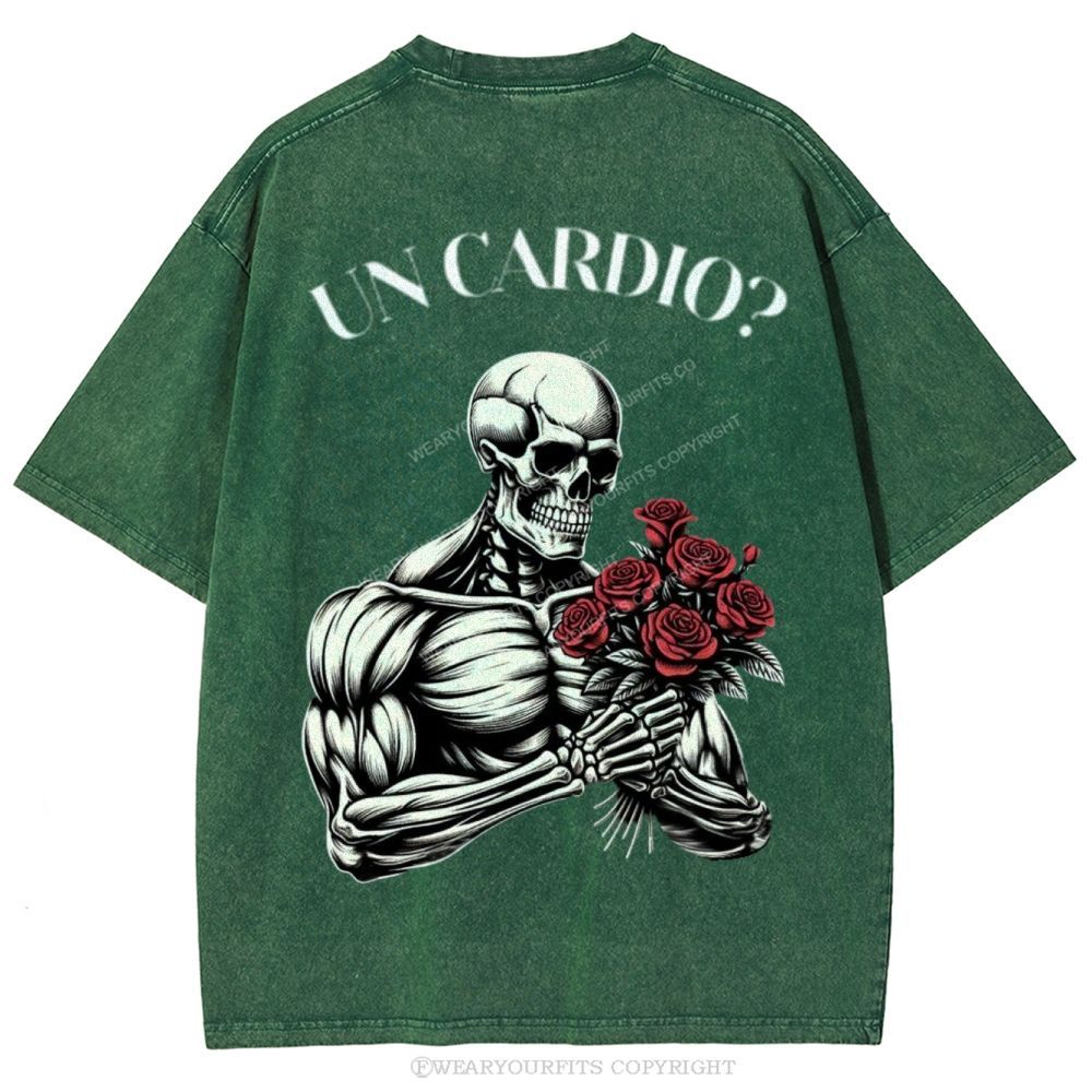 Un Cardio Unisex Washed Tee Wearyourfits