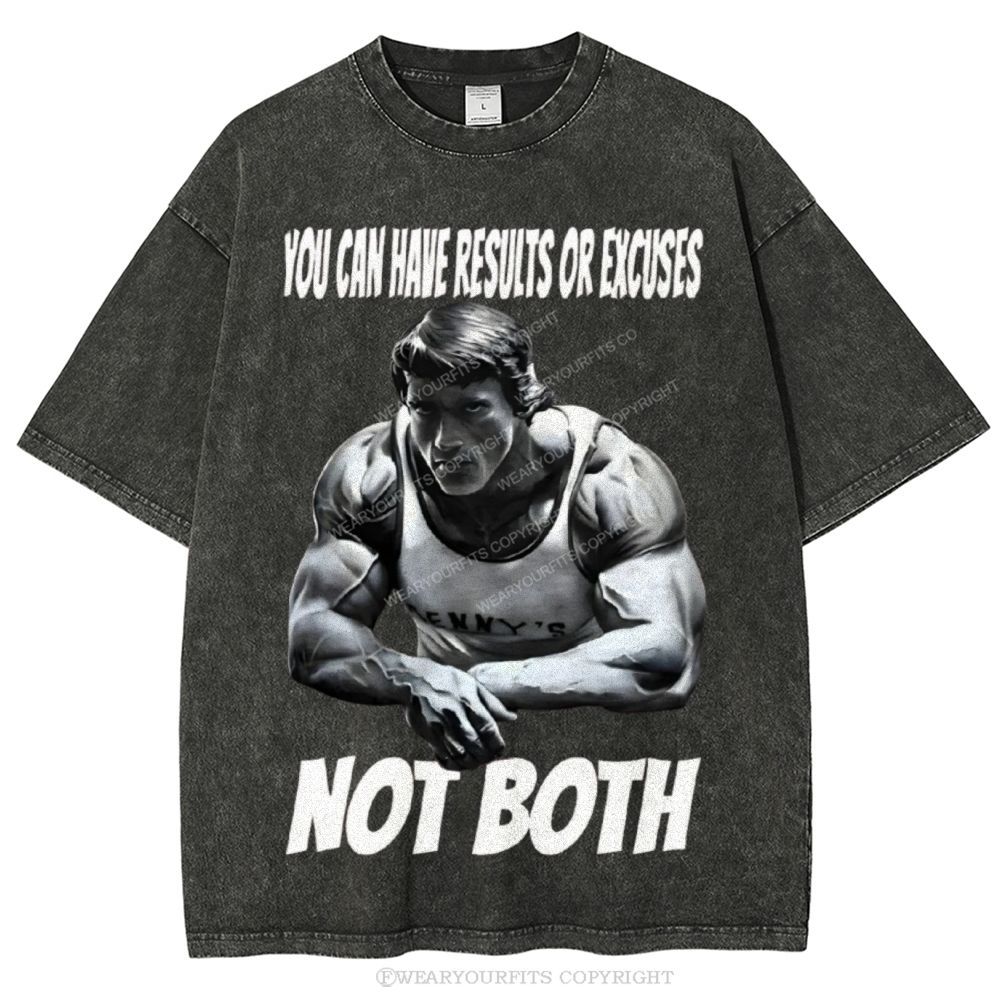 Not Both Unisex Washed Tee Wearyourfits