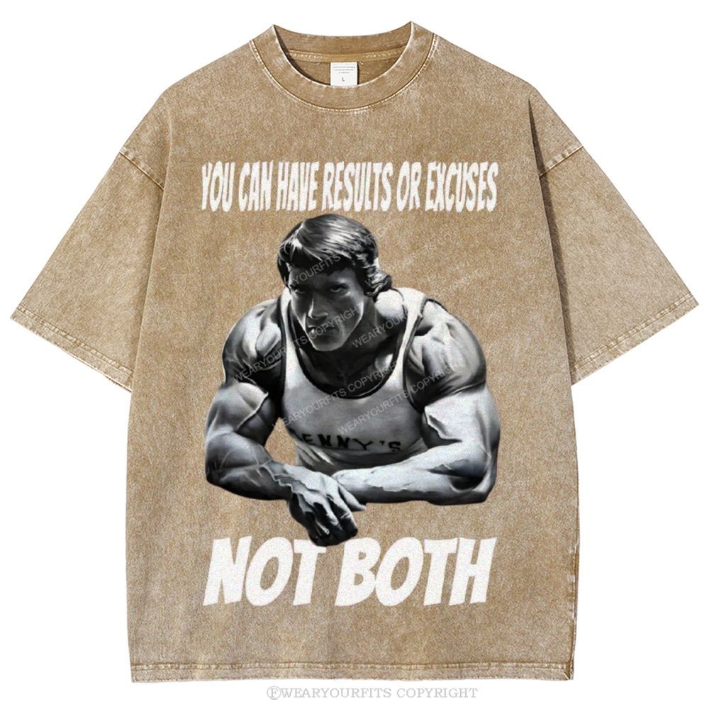 Not Both Unisex Washed Tee Wearyourfits