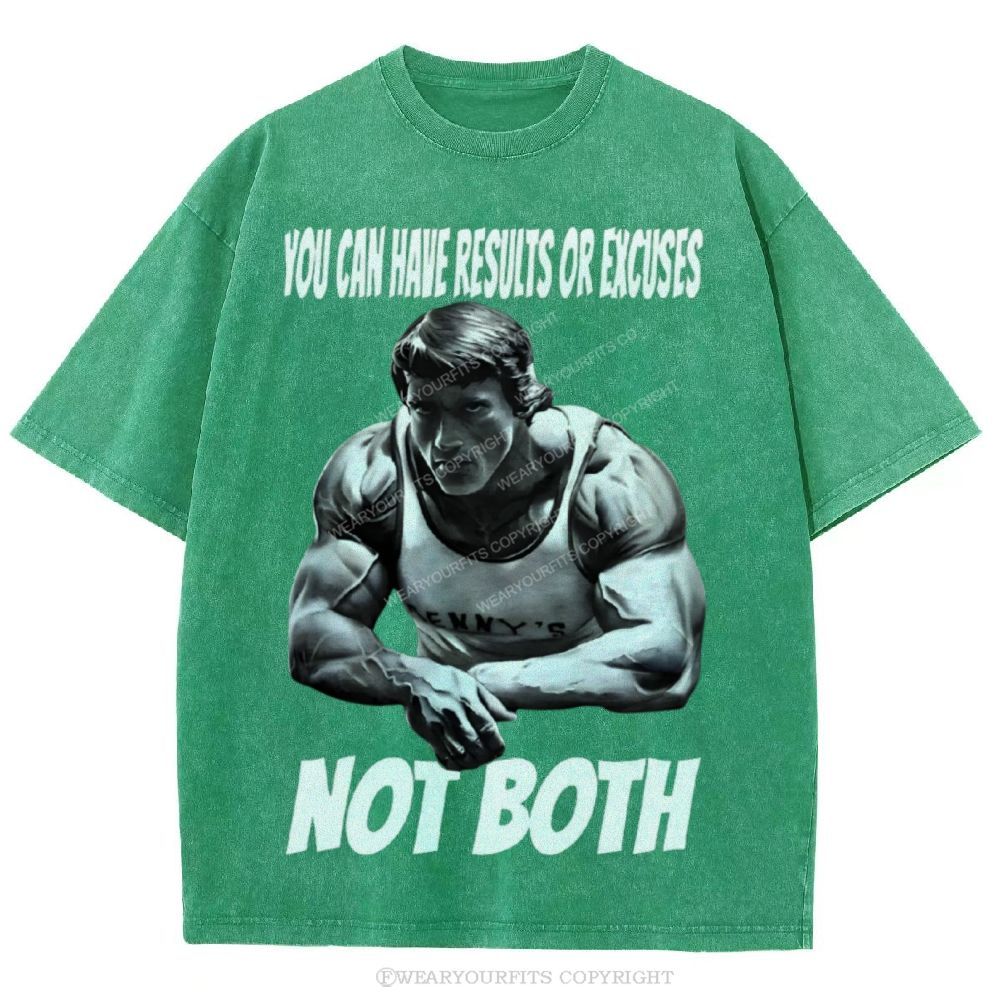 Not Both Unisex Washed Tee Wearyourfits
