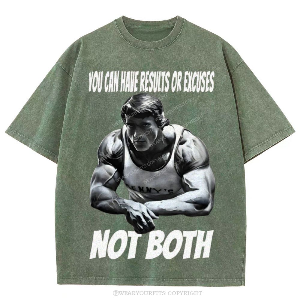 Not Both Unisex Washed Tee Wearyourfits