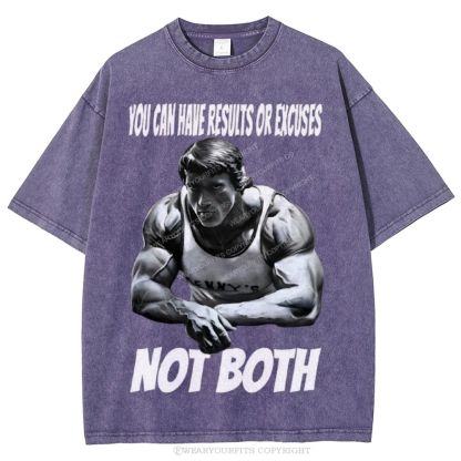 Not Both Unisex Washed Tee Wearyourfits