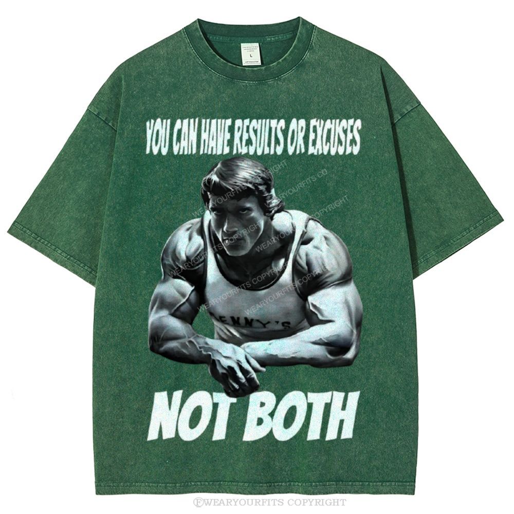 Not Both Unisex Washed Tee Wearyourfits