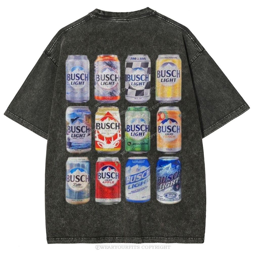 Busch Unisex Washed Tee Wearyourfits