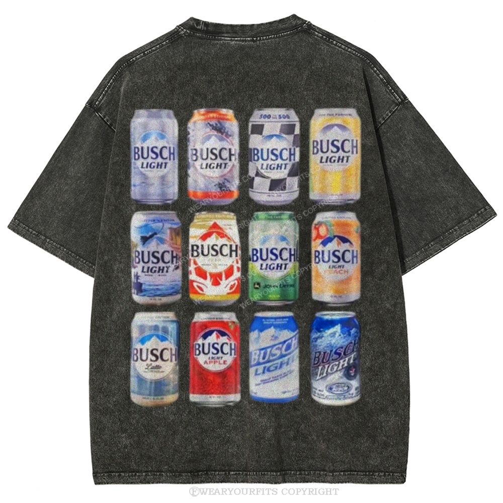 Busch Unisex Washed Tee Wearyourfits
