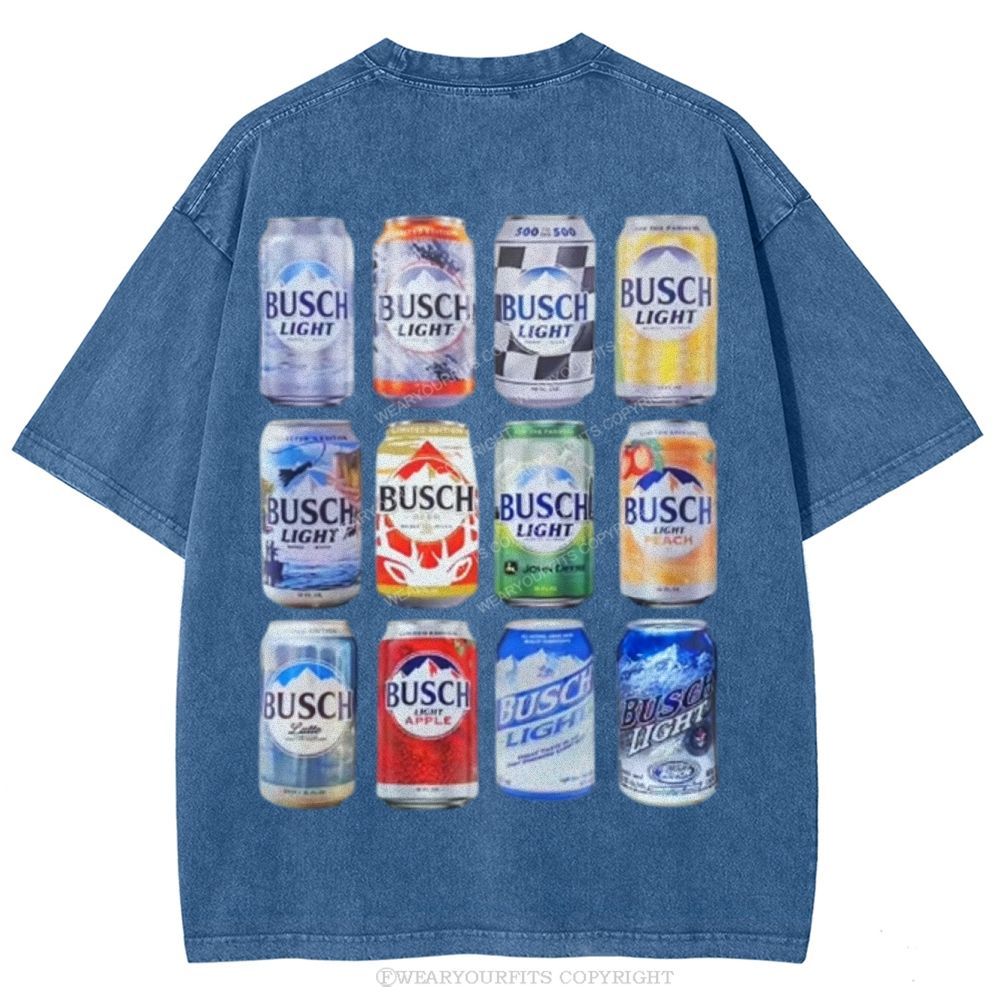 Busch Unisex Washed Tee Wearyourfits