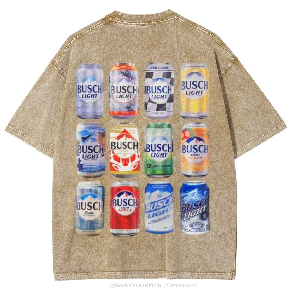 Busch Unisex Washed Tee Wearyourfits