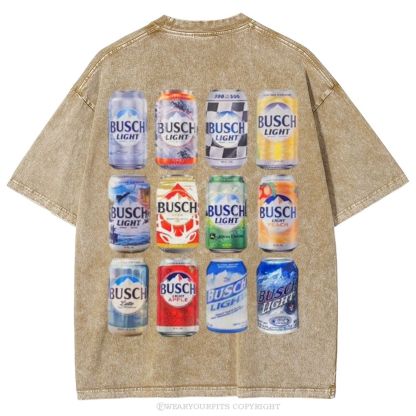 Busch Unisex Washed Tee Wearyourfits