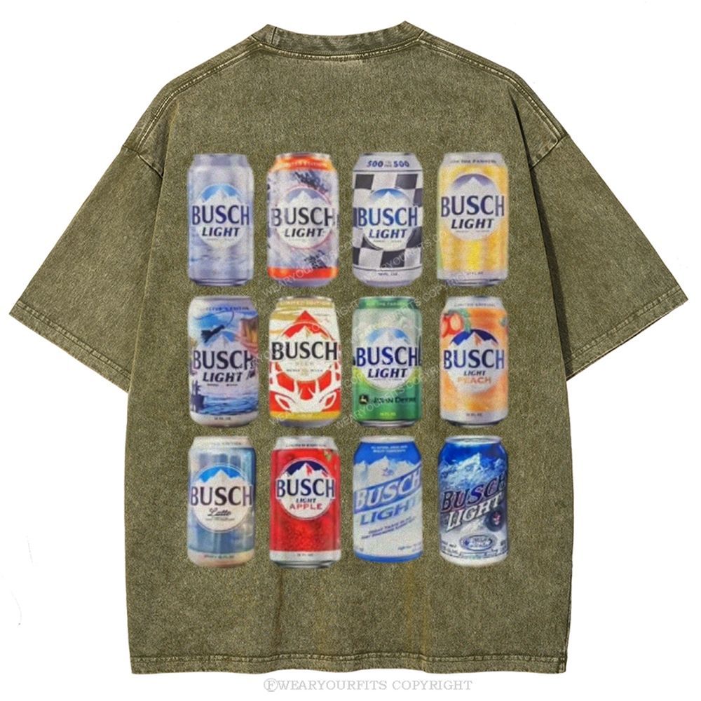 Busch Unisex Washed Tee Wearyourfits