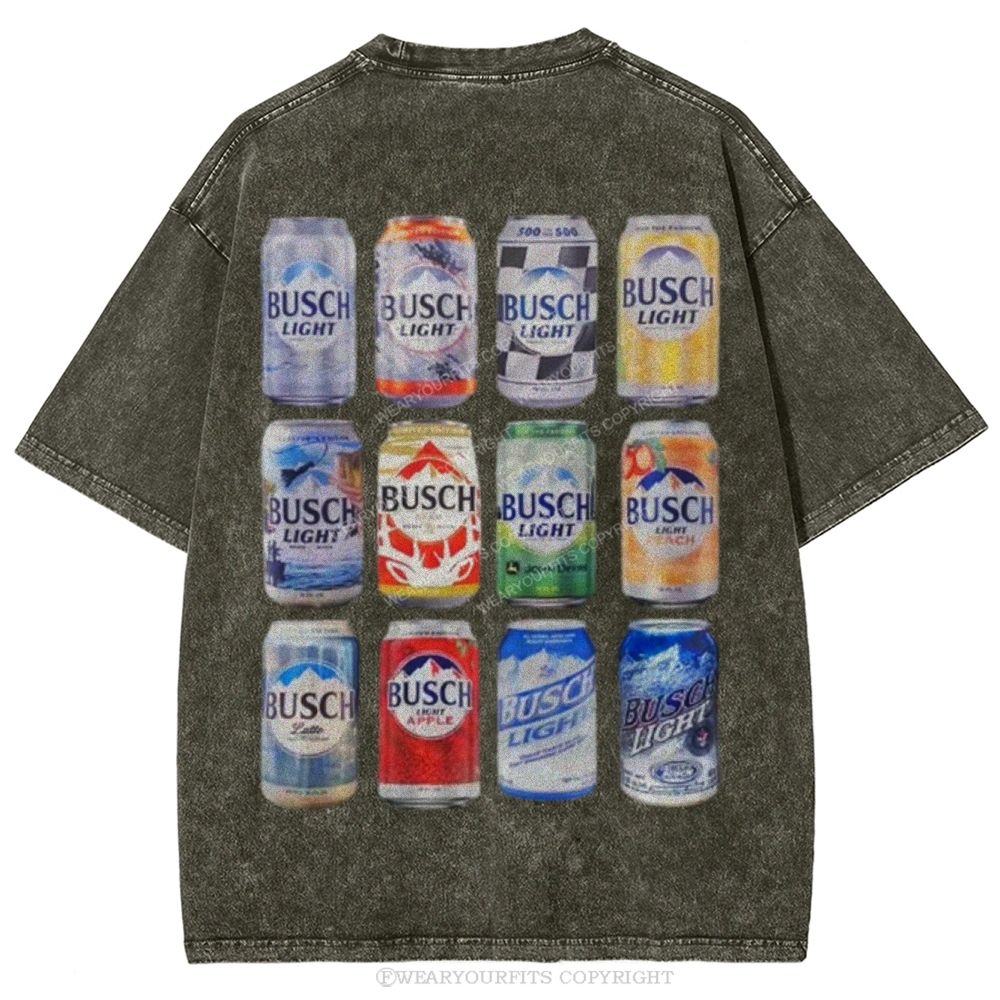 Busch Unisex Washed Tee Wearyourfits
