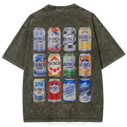 Busch Unisex Washed Tee Wearyourfits