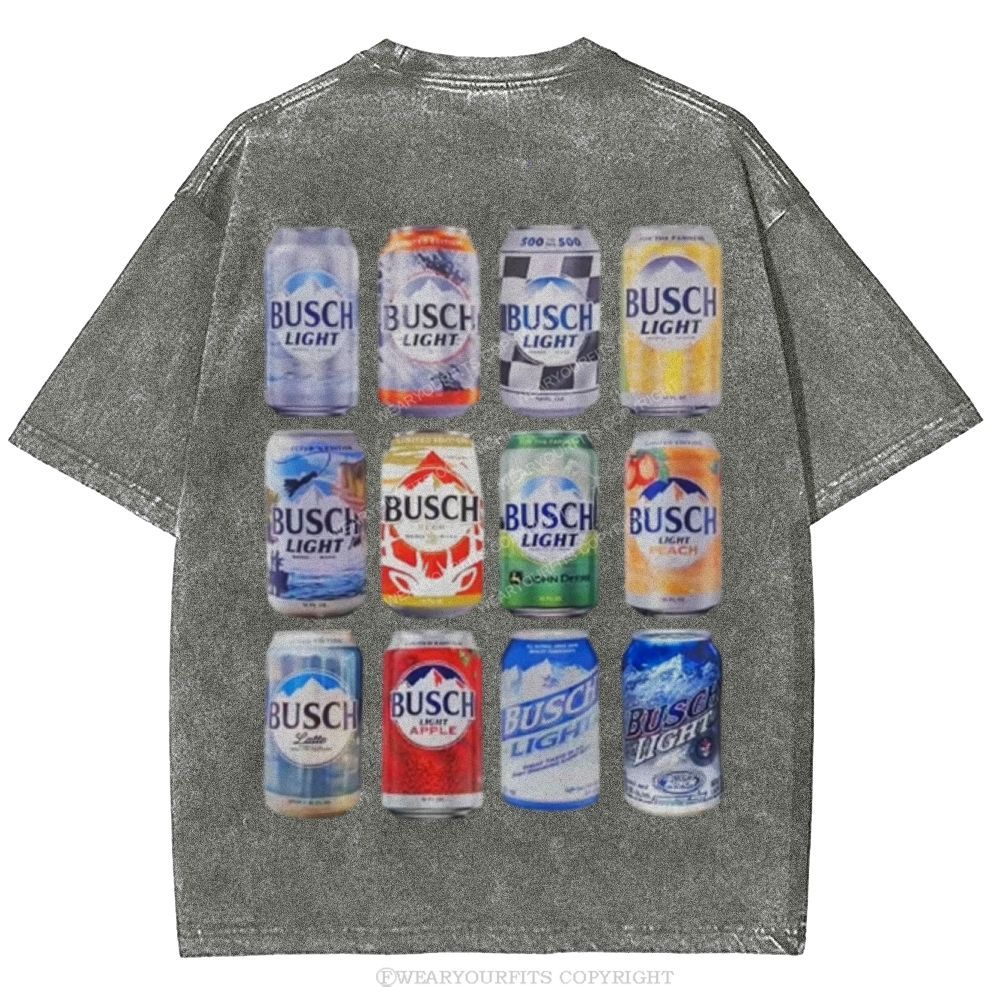Busch Unisex Washed Tee Wearyourfits