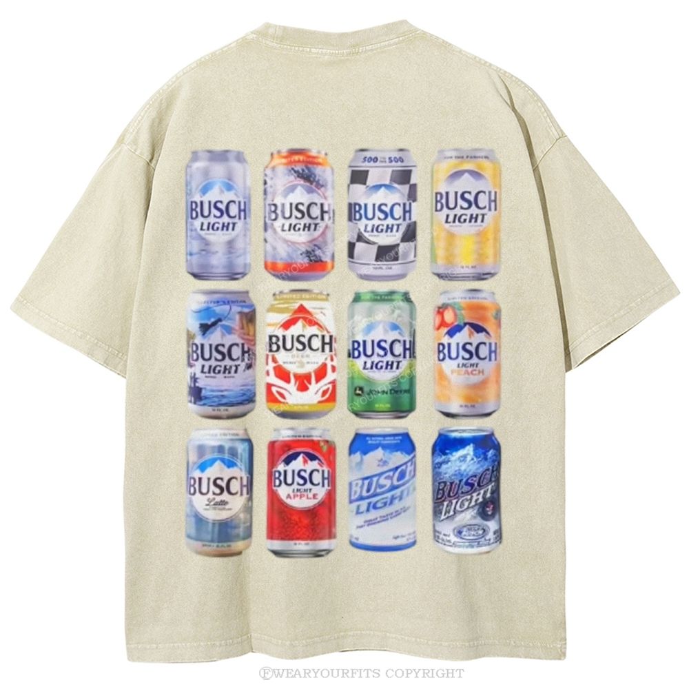 Busch Unisex Washed Tee Wearyourfits