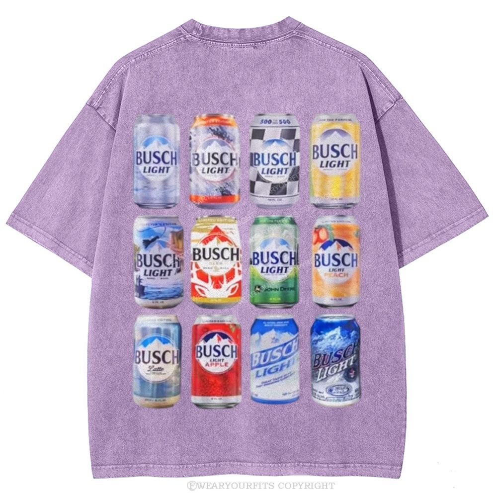 Busch Unisex Washed Tee Wearyourfits