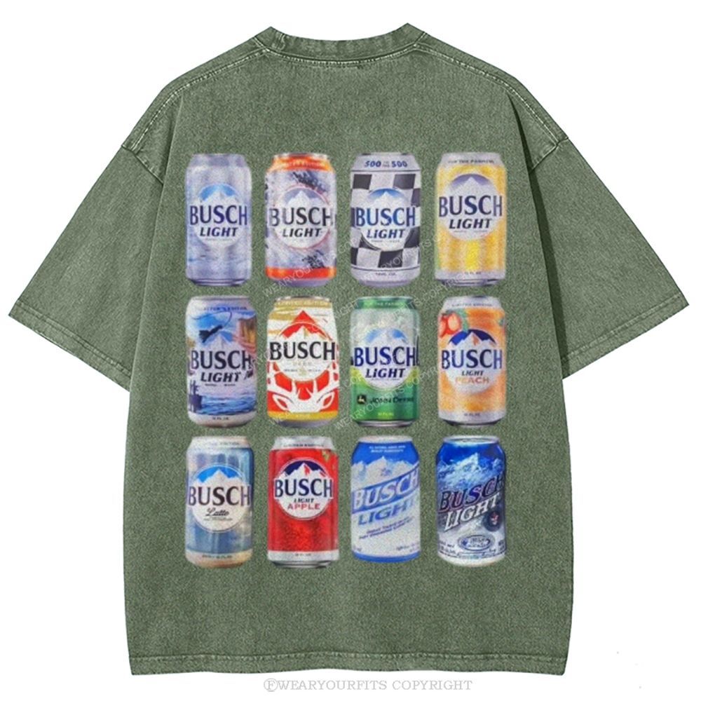 Busch Unisex Washed Tee Wearyourfits