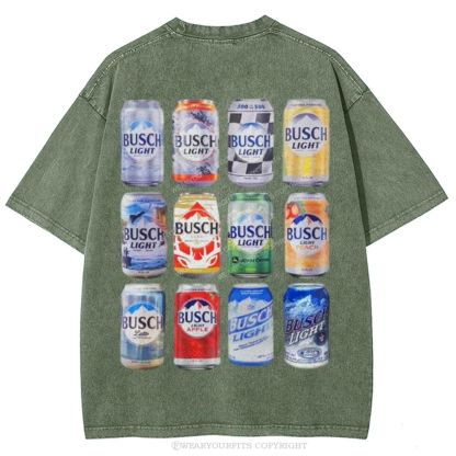 Busch Unisex Washed Tee Wearyourfits