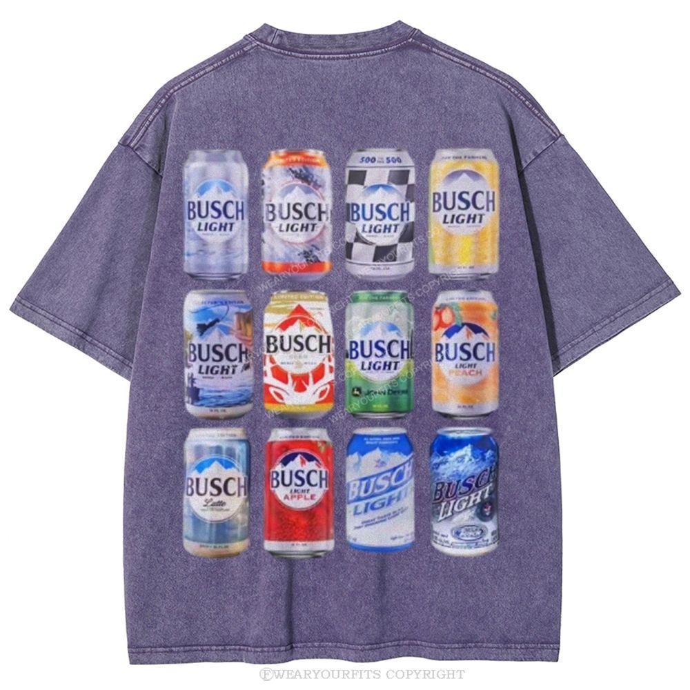Busch Unisex Washed Tee Wearyourfits