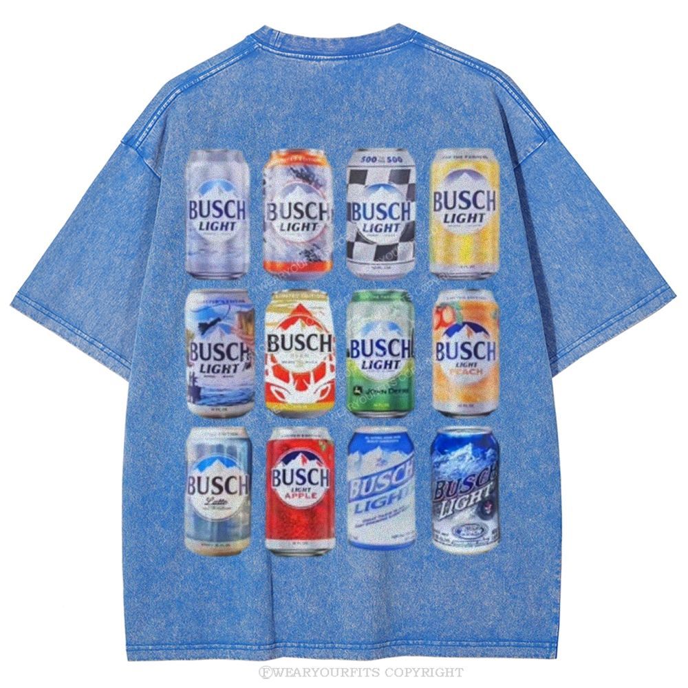 Busch Unisex Washed Tee Wearyourfits