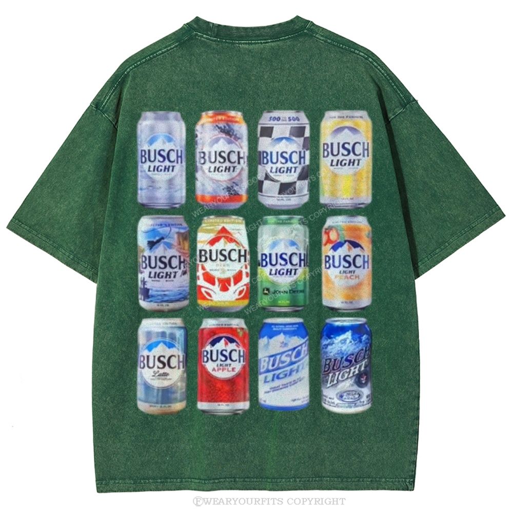 Busch Unisex Washed Tee Wearyourfits