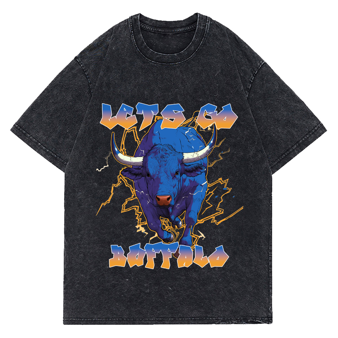 Let's Go Buffalo Vintage Washed Tee