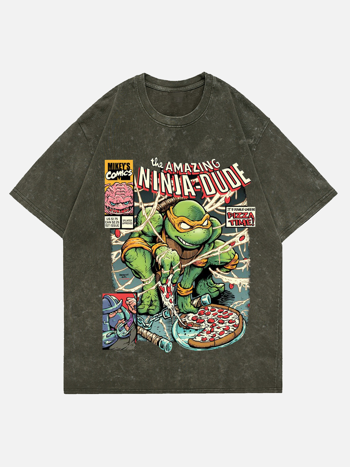 Teenage Mutant Ninja Turtles Men’s Graphic Tee with Short Sleeves, Size  S-3XL