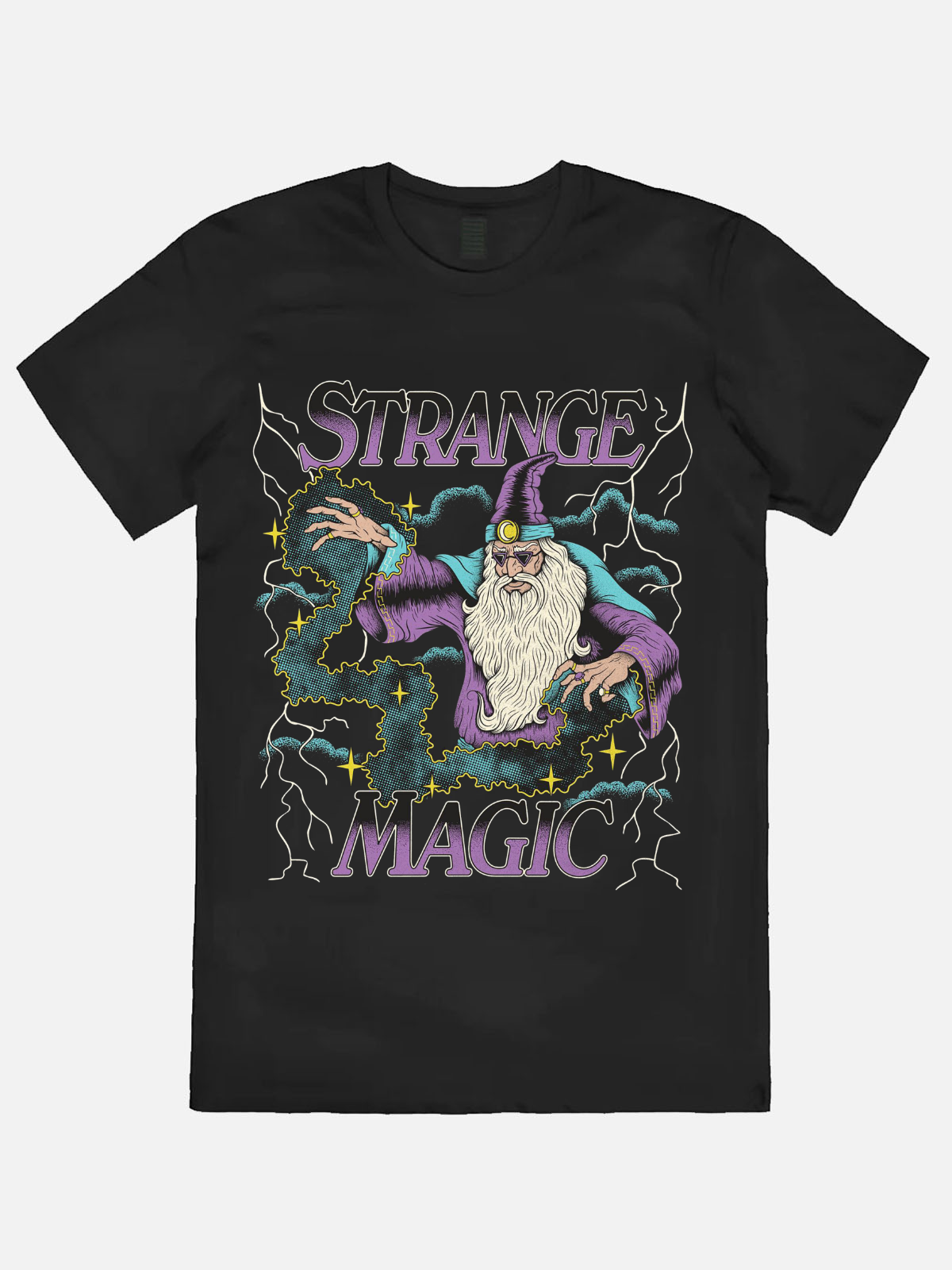 Tidense Strange Magic Casual Printed T-shirt