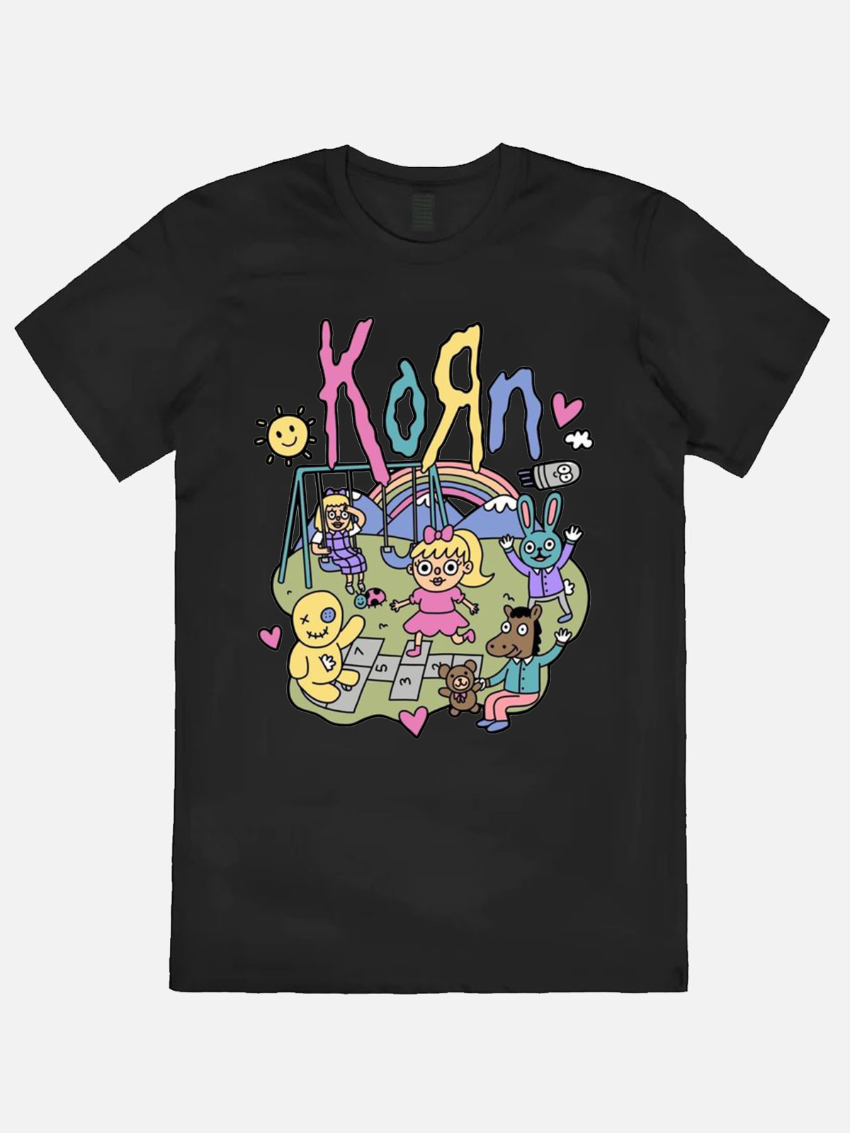 Korn Casual Printed T-shirt