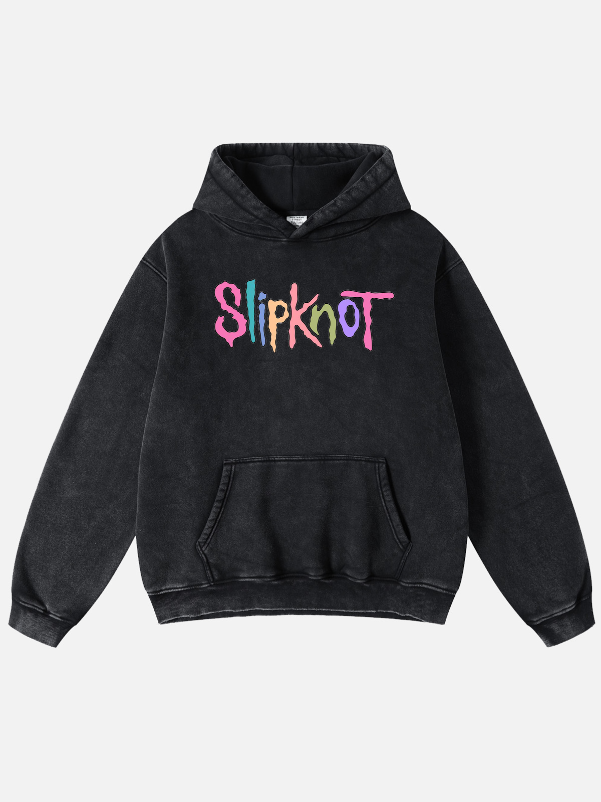Tidense Slipknot Wash Hooded Sweatshirt
