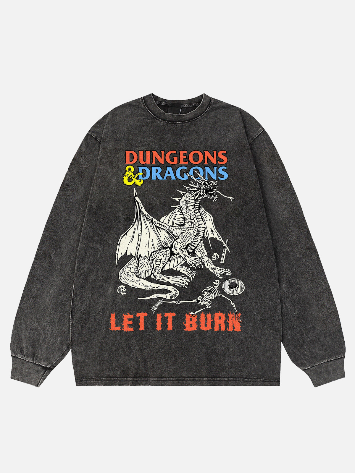 Dungeons & Dragons Let It Boil Washed Long Sleeve T-Shirt