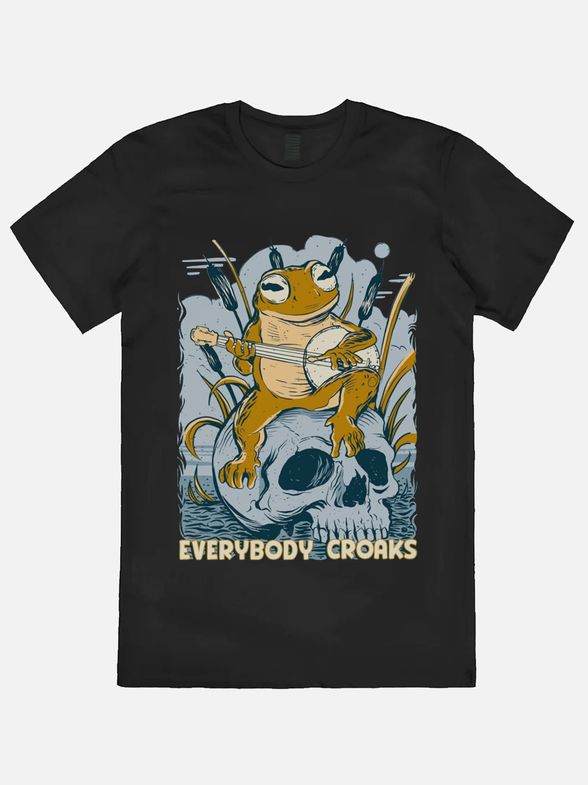 Fun Frogs Everyone Quacks Casual Printed T-shirt