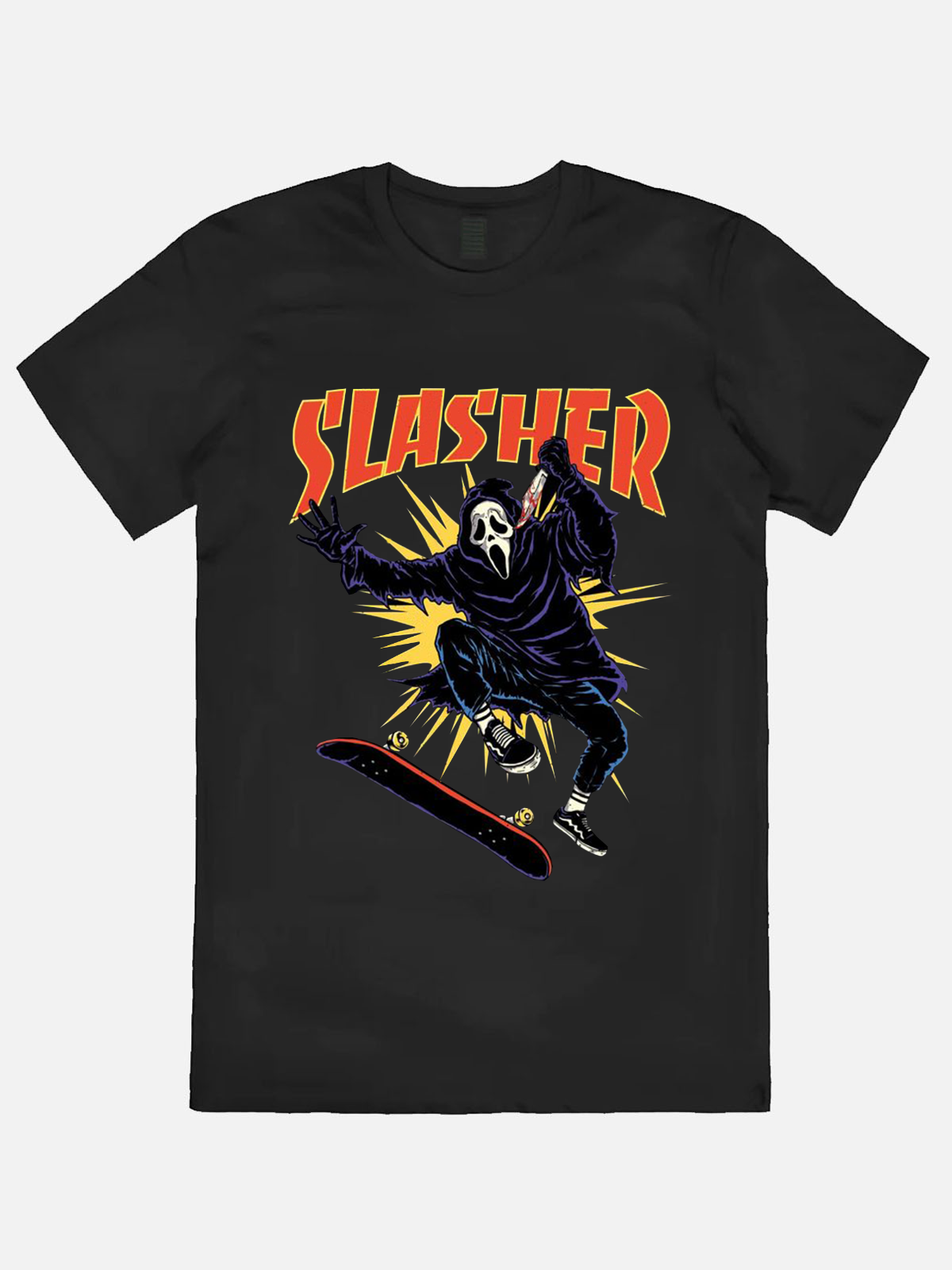 Slasher Casual Printed T-shirt