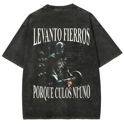 Levanto Fierros Unisex Washed Tee Wearyourfits