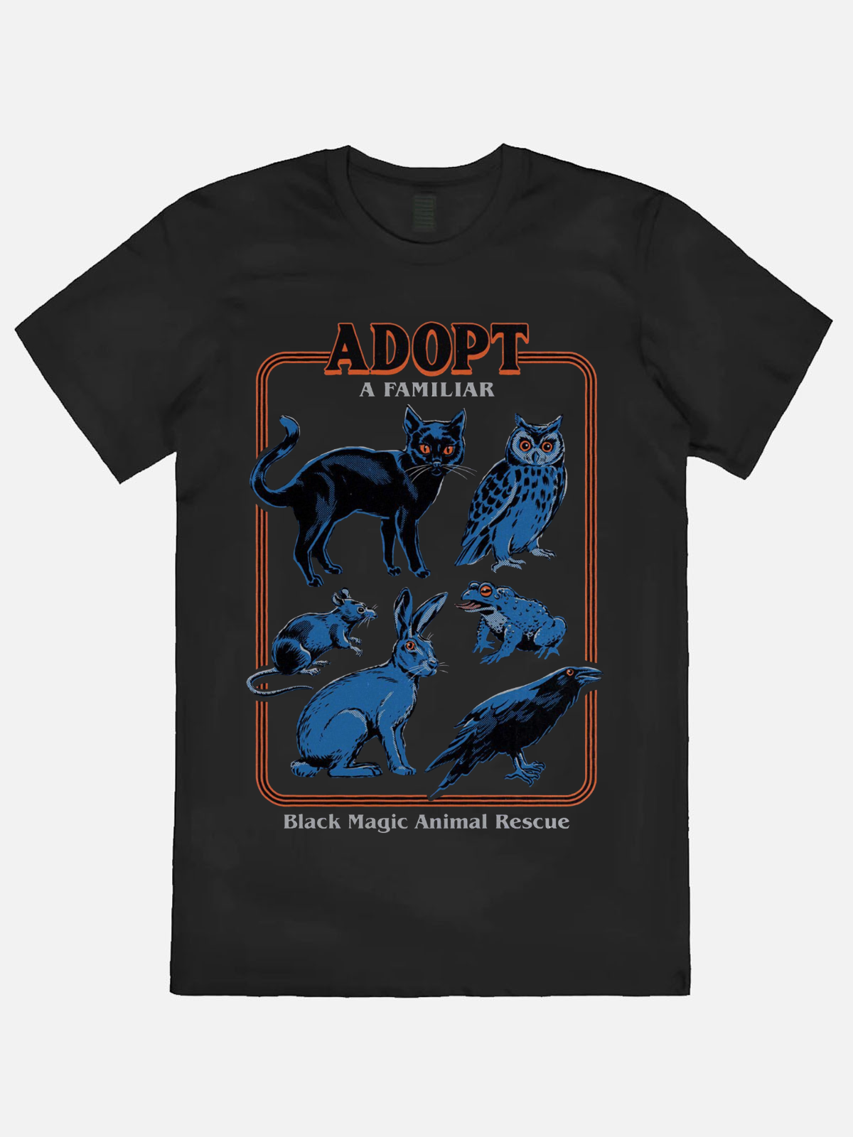 Adopt a Familiar Casual Printed T-shirt