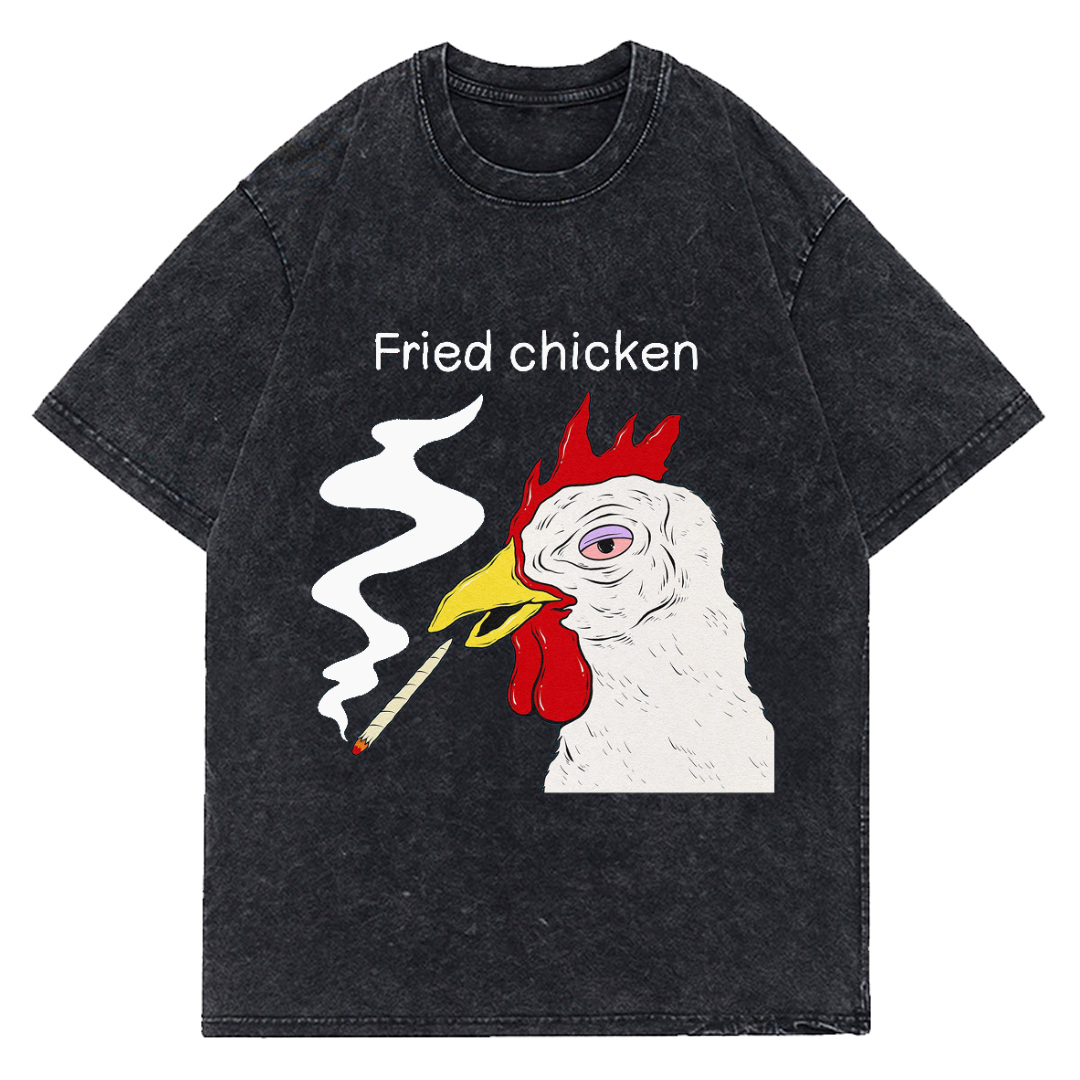 Fried Chicken Wash Denim T-Shirt