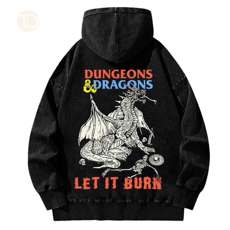 Dungeons & Dragons Let It Burn Washable Hoodies