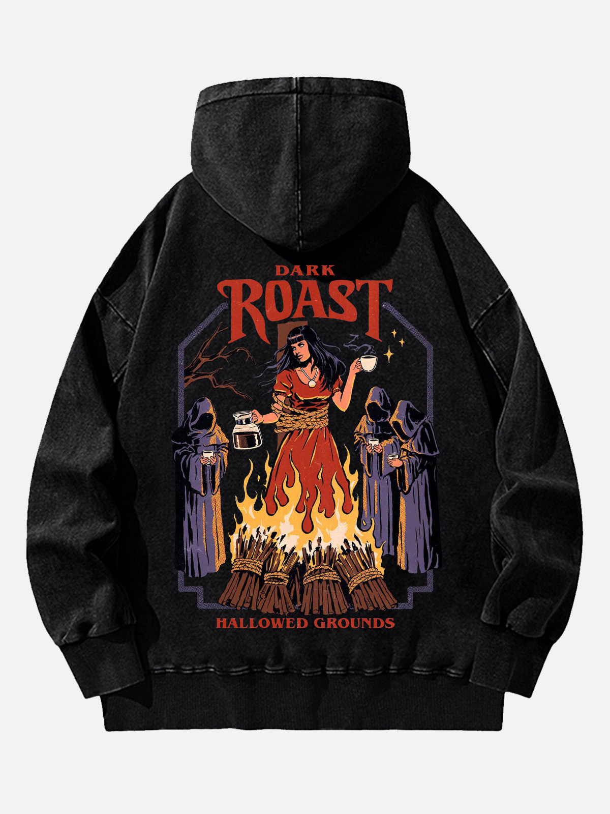 Dark Roast Wash Hooded Sweatshirt