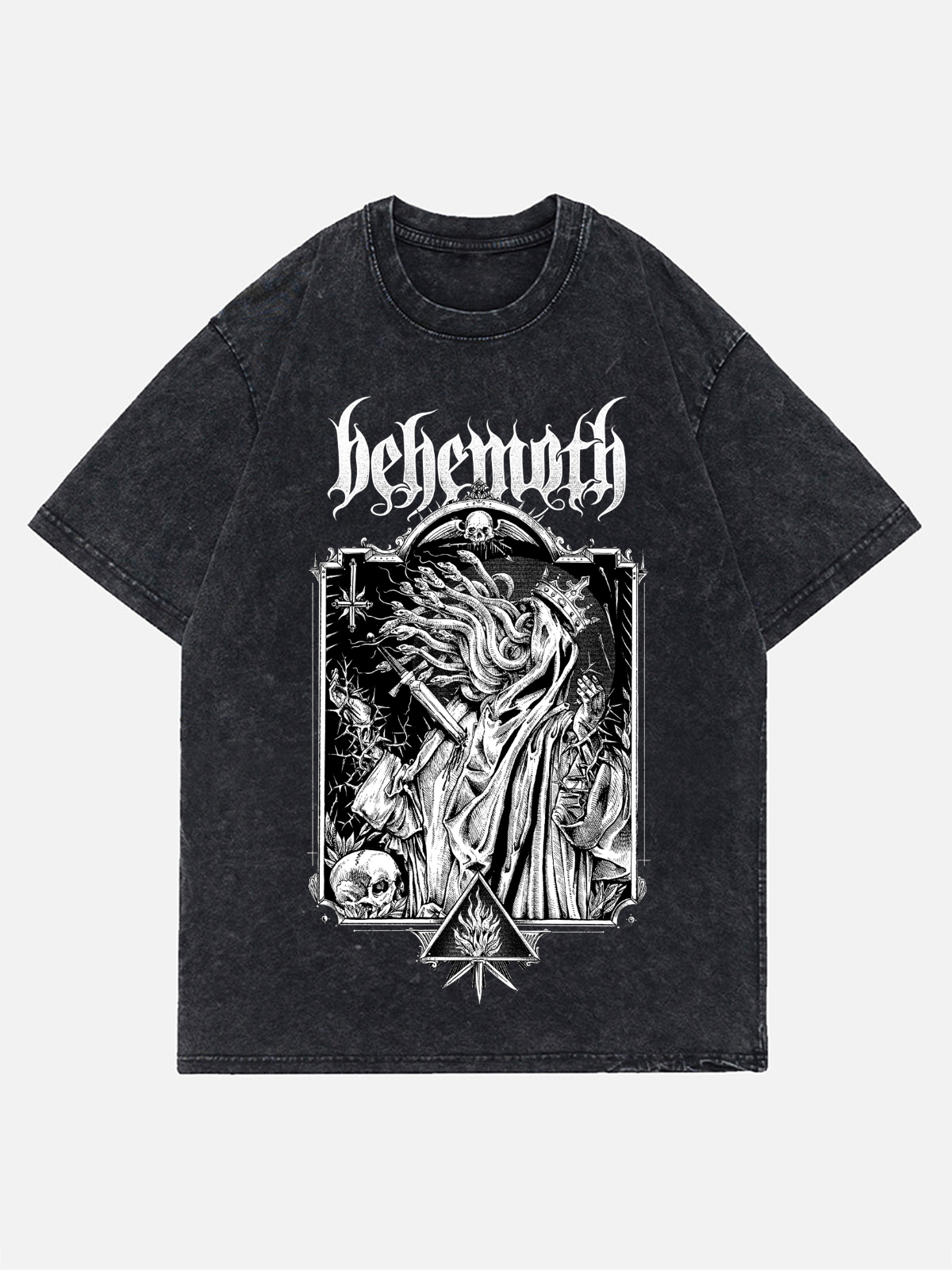Behemoth T-Shirt  Vintage Wash Denim Shirts
