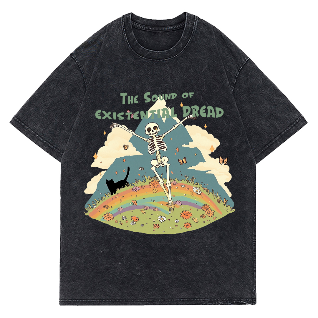 The Sound Of Existential Dread Vintage Washed Tee