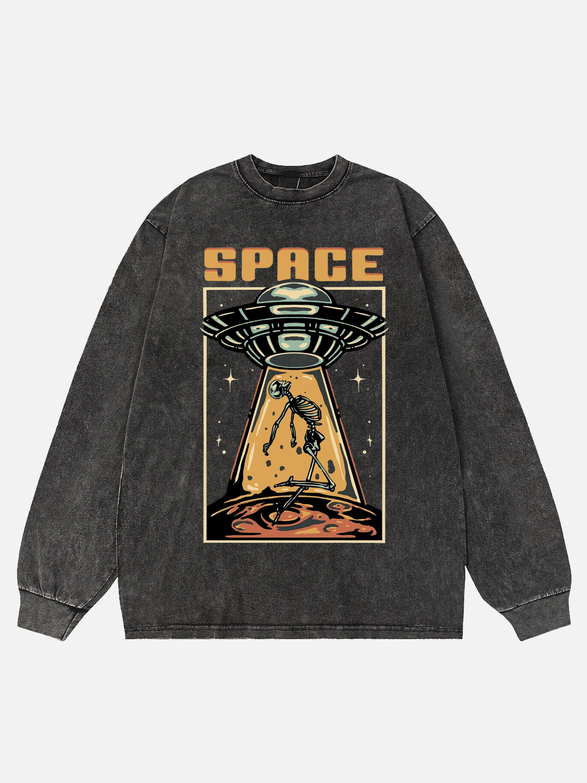 Space Washed Long Sleeve T-Shirt