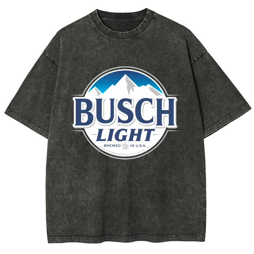 Busch Light  Vintage Snowflake Washed T-Shirt