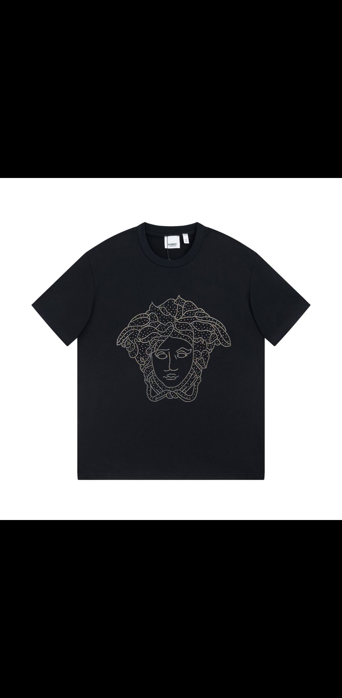 Versace 2023 New Short Sleeve T-shirt Black/White