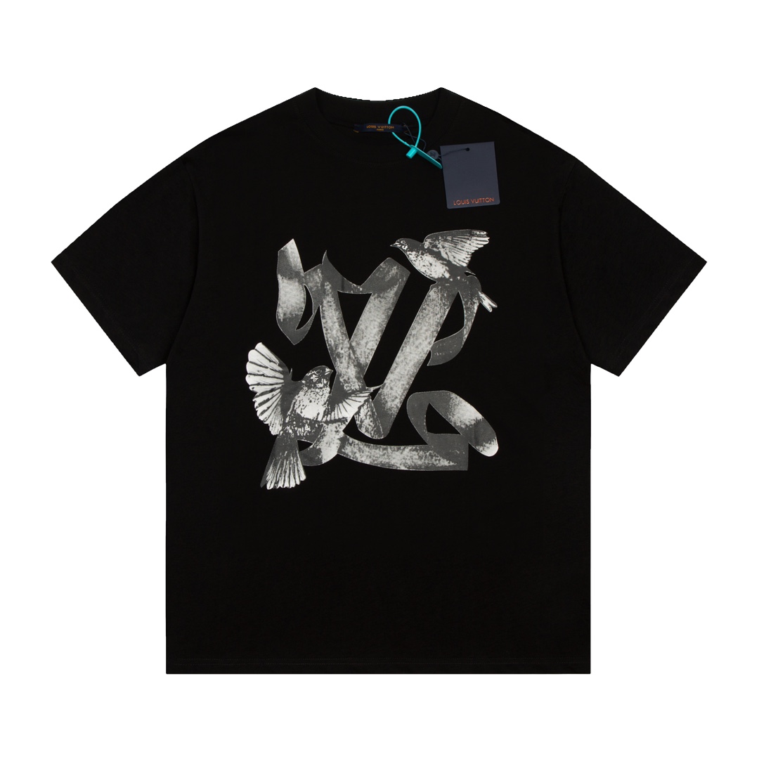 LV Louis Vuitton Bird Short Sleeve T-shirt