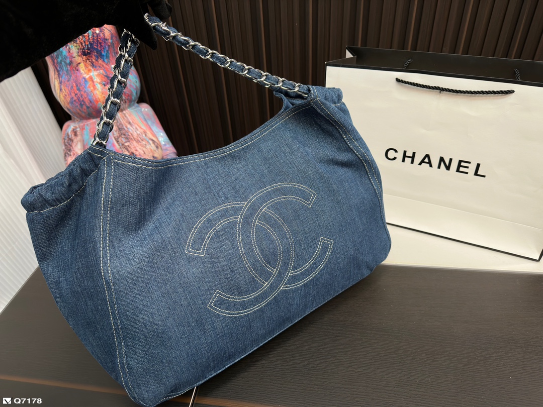 Chanel Denim Tote Bag