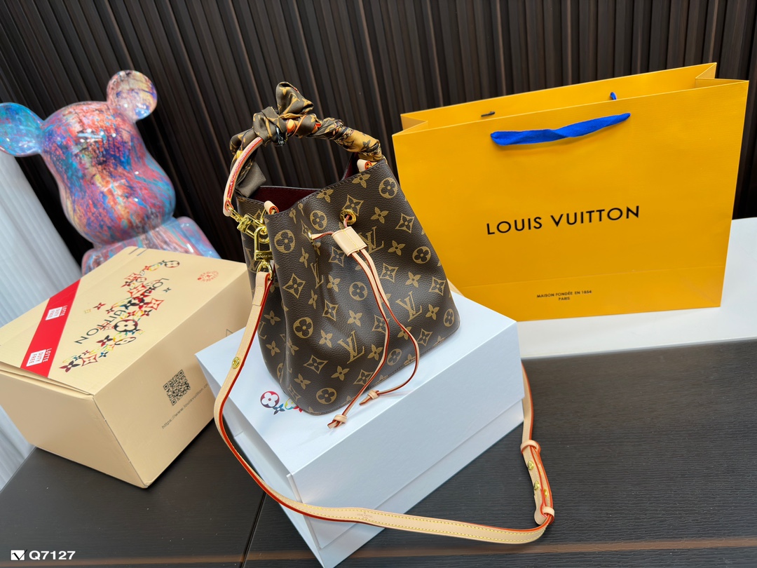 LV Champagne Bucket Bag
