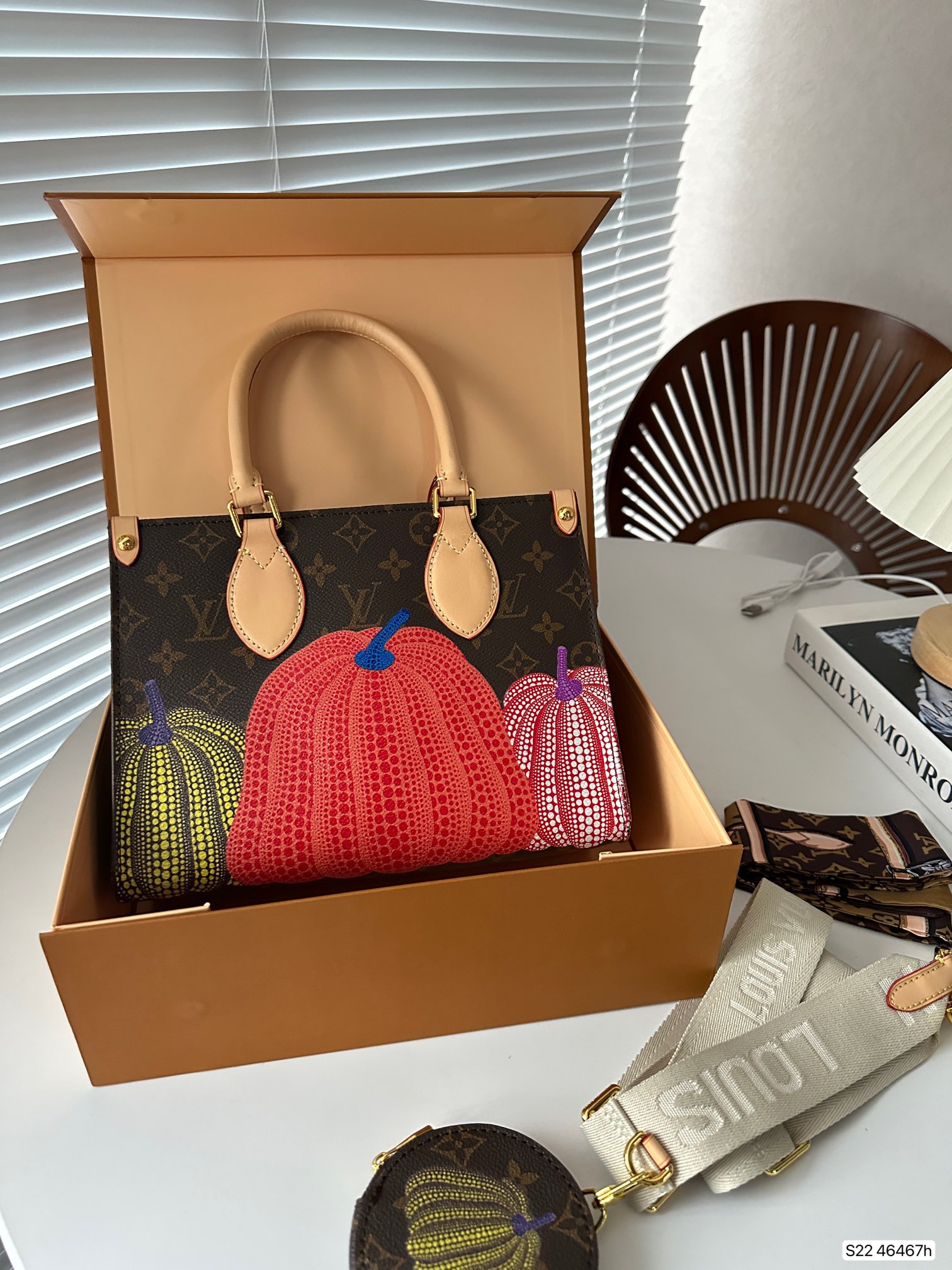 L*U On The Go Pumpkin Small Tote Bag 