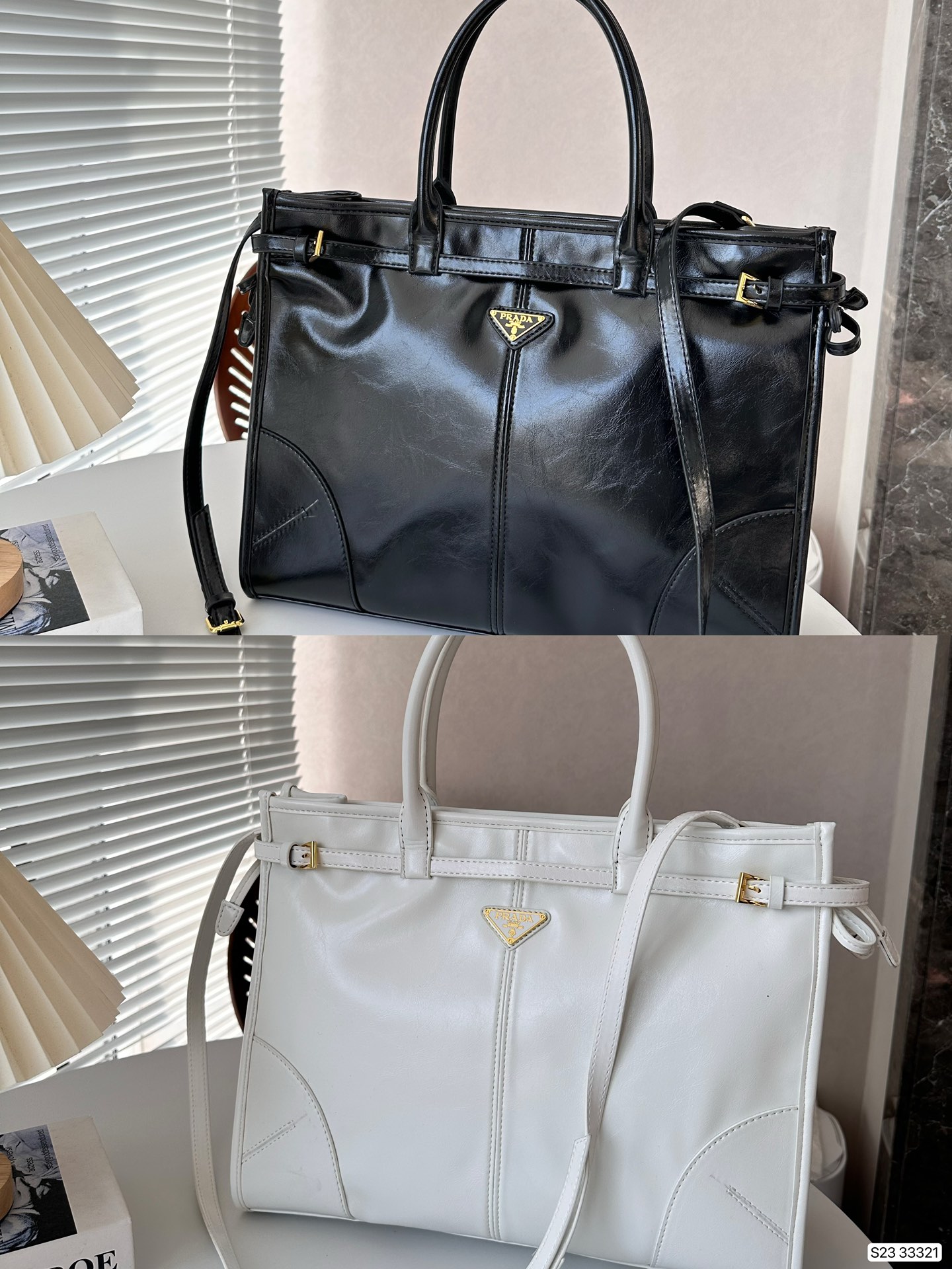 P Style Soft Lux Oil Wax Leather Bag