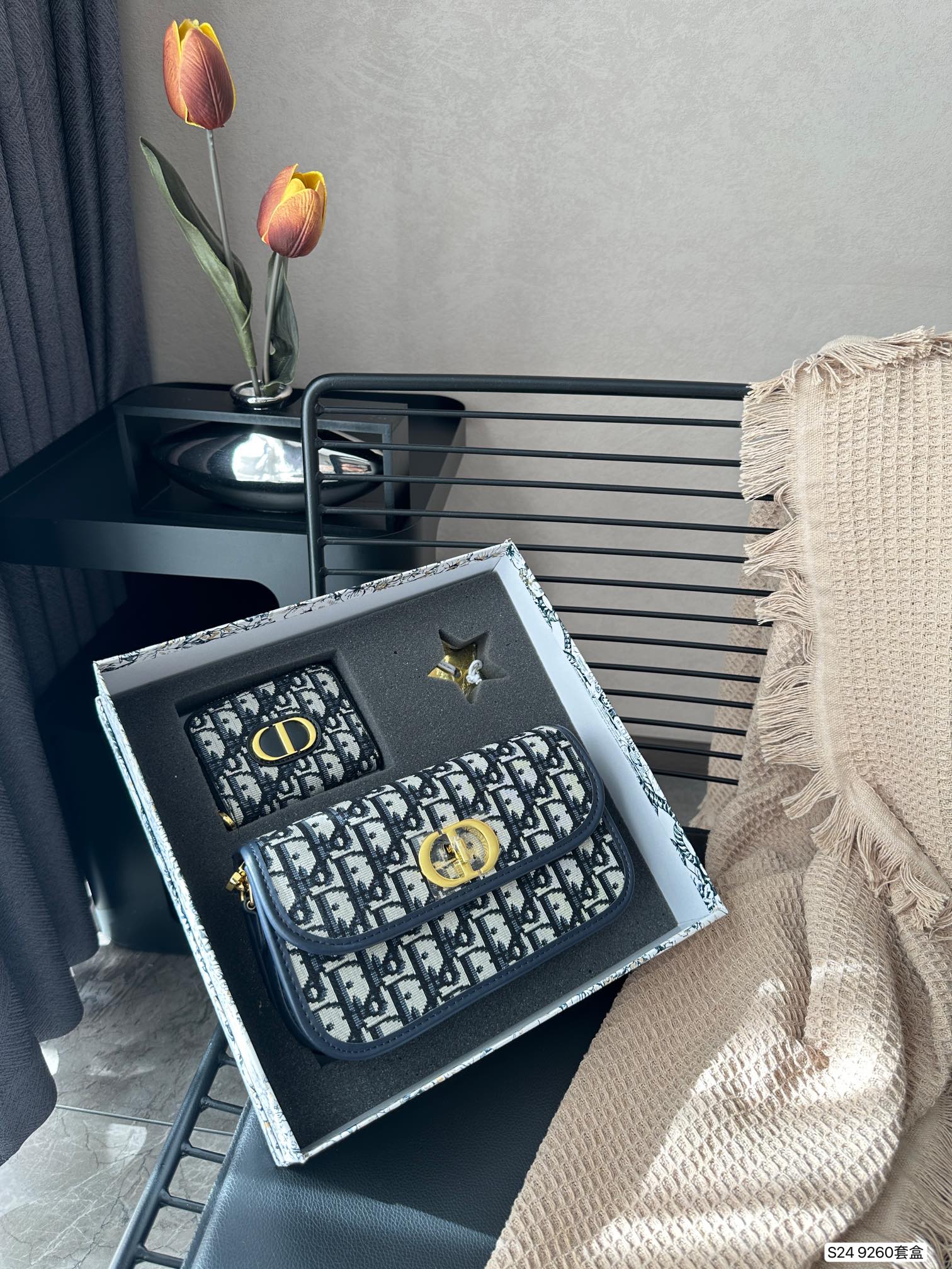 D Style Chain bag➕Wallet➕Star Pendant Set